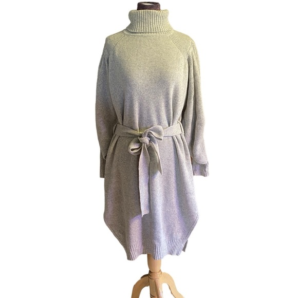 Magali Pascal Ambar Sweater Turtleneck Dress Sz S - Picture 3 of 11